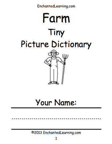 Search result: 'Farm Picture Dictionary - A Short Book to Print'