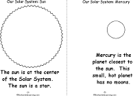 Search result: 'Solar System Book, A Printable Book: Sun, Mercury'