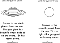 Search result: 'Solar System Book, A Printable Book: Saturn, Uranus'