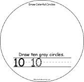 10 Gray Circles