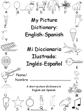 Search result: 'Printable English-Spanish Picture Dictionary'