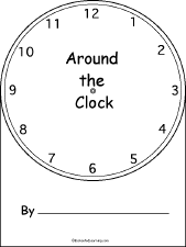 Search result: 'Around the Clock... Early Reader Book: Cover Page'