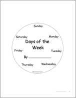 Search result: ''Days of the Week' Book'