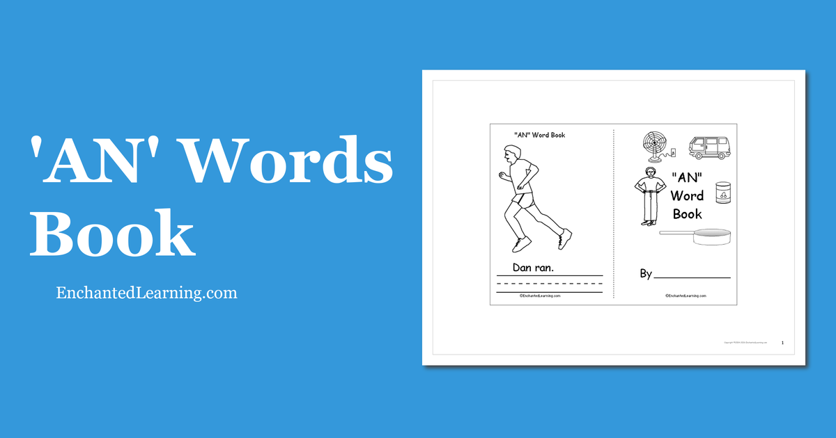 'AN' Words Book - Enchanted Learning