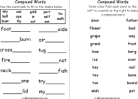 Search result: 'Compound Words Book, A Printable Book: FrCompound, CCompound, JCompound, FCompound'
