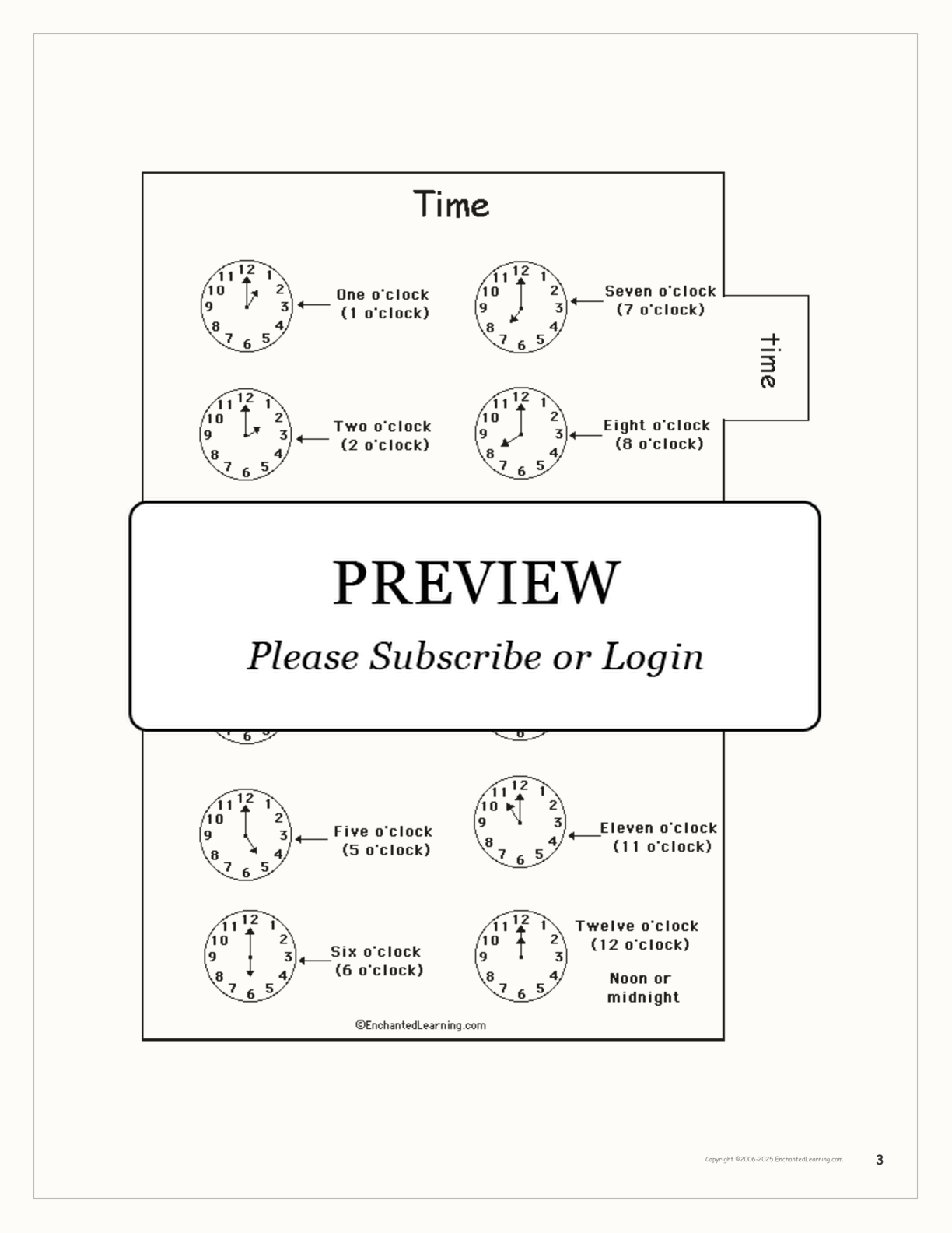 Word Book (#1) interactive printout page 3