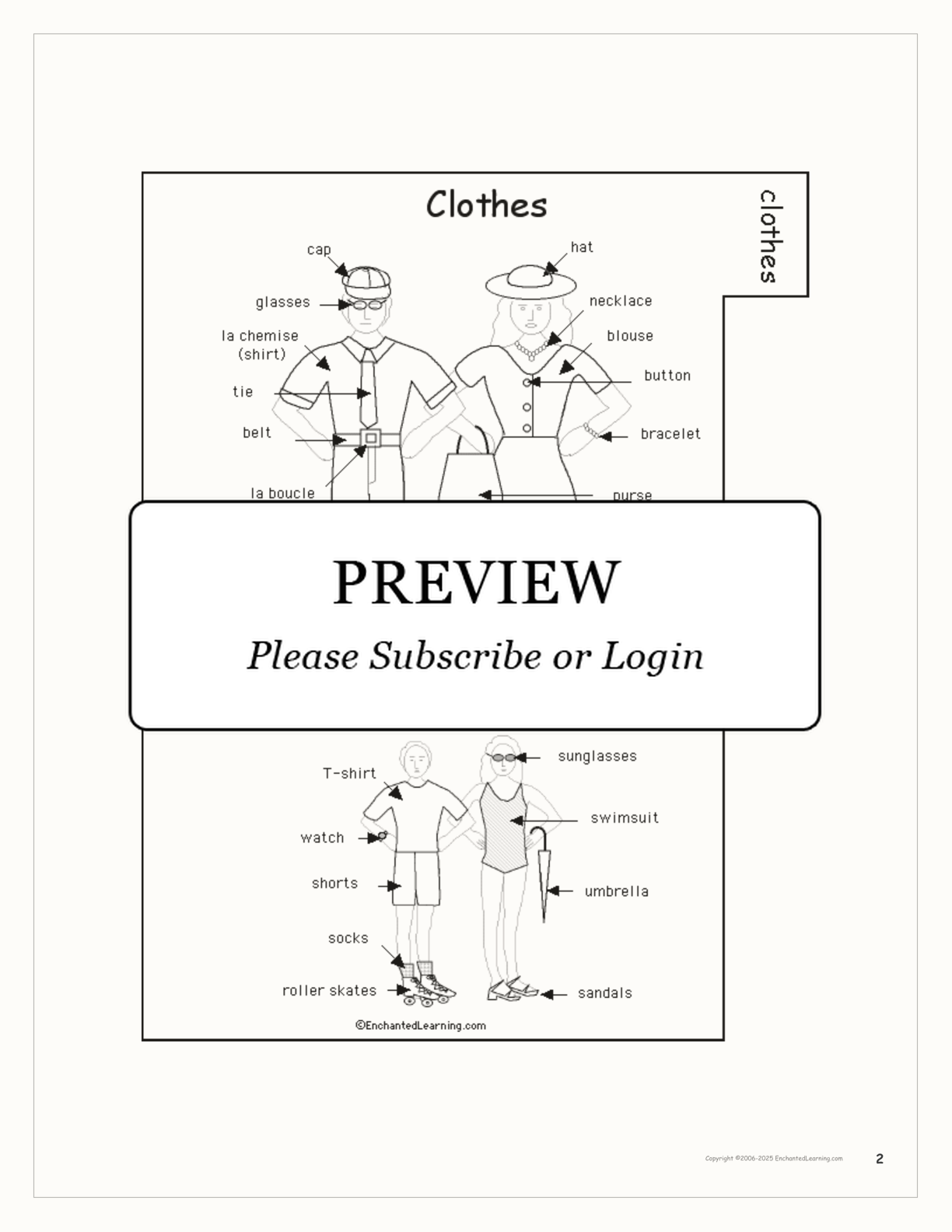 Word Book (#2) interactive printout page 2