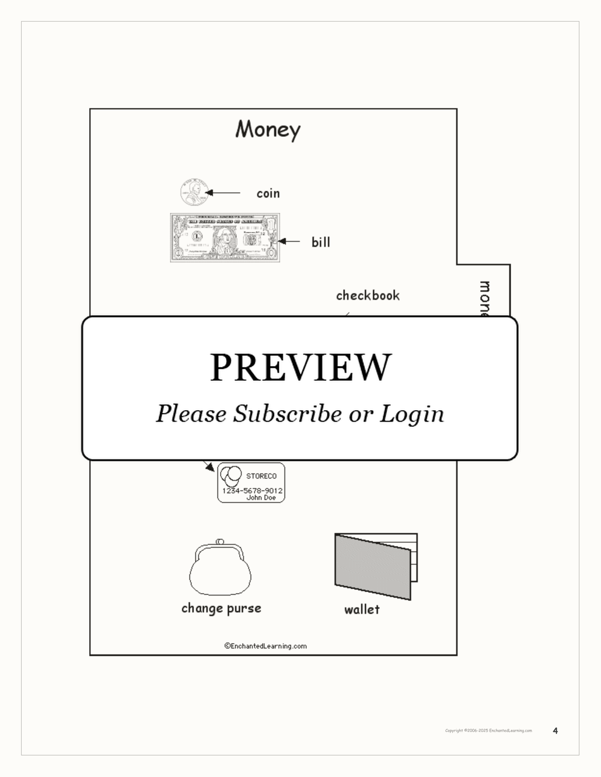 Word Book (#2) interactive printout page 4