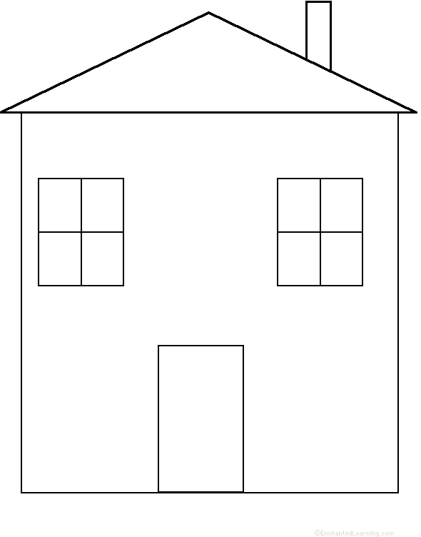 House Tracing/Cutting Template