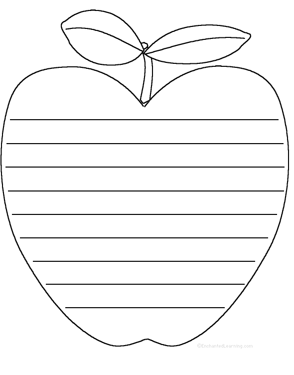 Search result: 'Apple: Shape Poem - Printable Worksheet'