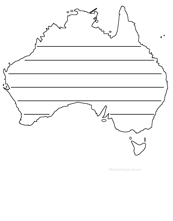 Search result: 'Australia: Shape Poem - Printable Worksheet'