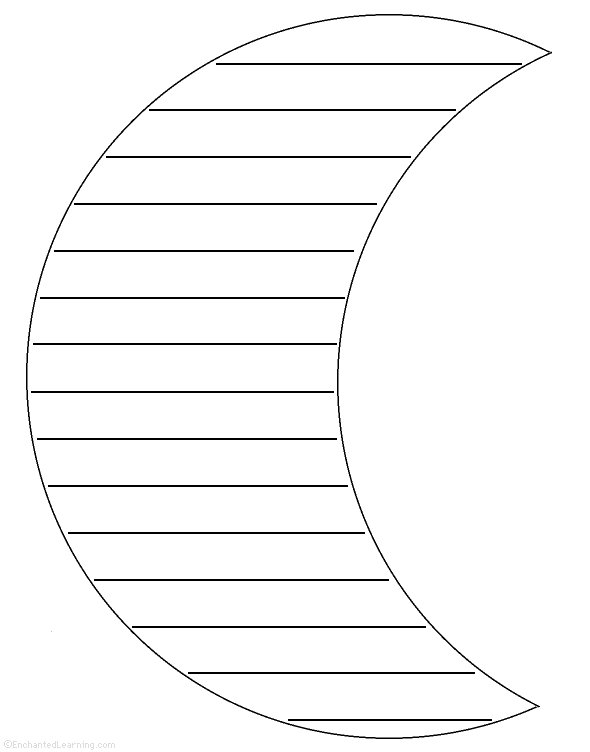 Search result: 'Crescent Moon: Shape Poem - Printable Worksheet'