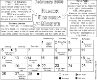 Black History 2006 sample page