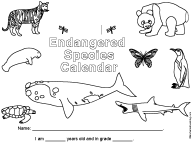 endangered calendar