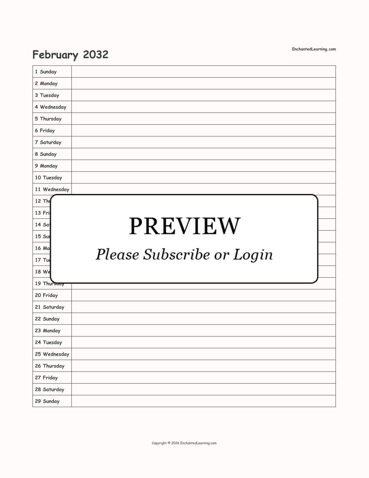 2031-2032 School-Year Scheduling Calendar interactive printout page 8