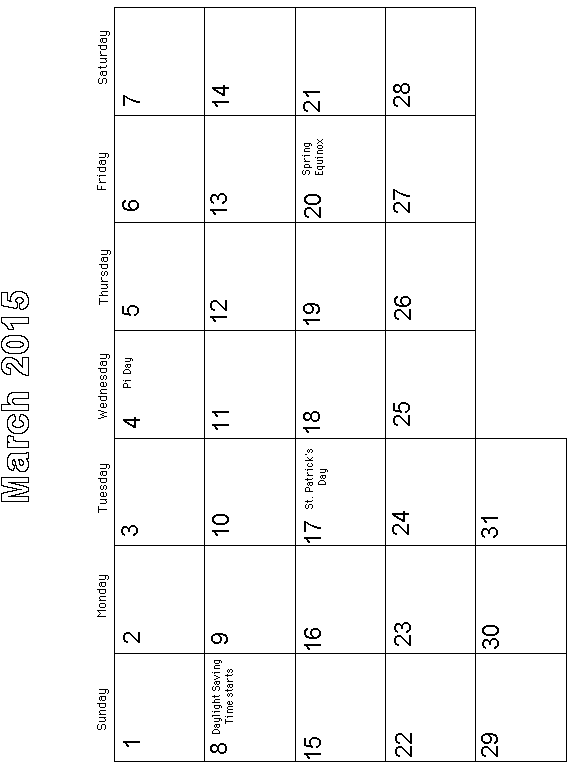 Search result: 'March Teacher's Planning Calendar 2014-2015 Printable'