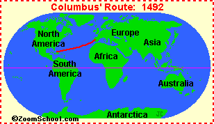 Columbus map