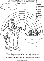  St Patrick s Day  Color  by Number EnchantedLearning com