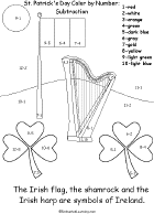 Flag, Shamrock, Harp