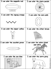 Search result: 'I Can Color Z Words'