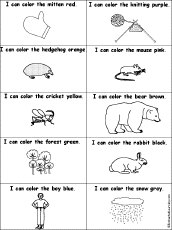 Search result: 'I Can Color Mitten words'