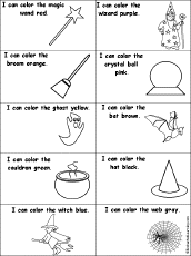 Search result: 'I Can Color Witch Words'