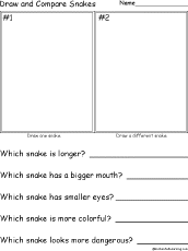 Search result: 'Snakes - Draw and Compare'