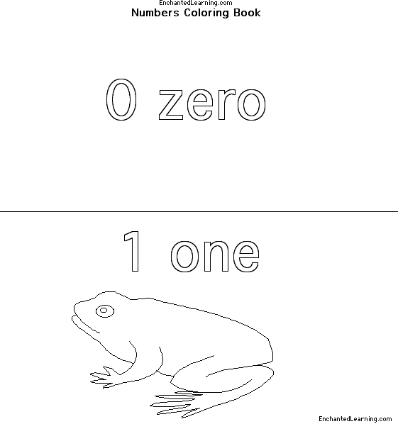 Search result: 'Numbers Coloring Book: Zero, One'
