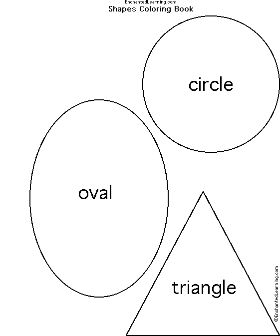Search result: 'Shapes Coloring Book: Circle, Oval, Triangle'