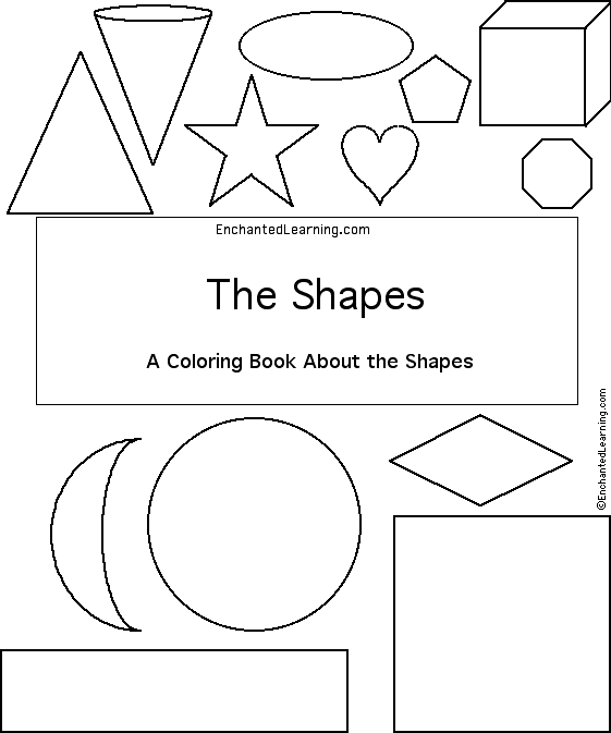 Search result: 'Shapes Coloring Book: Cover page'