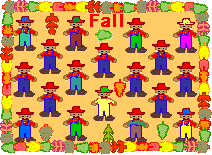 Fall bulletin board