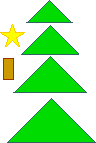 This image is of a Christmas card template.