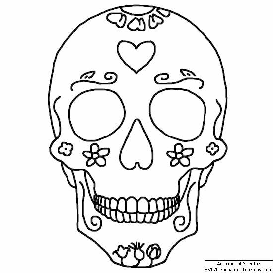 mexico state flower coloring pages