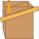 Marking the box