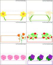 Flower template