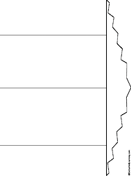 A template with rectangles for four faces.