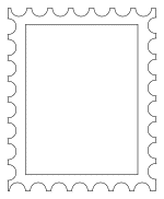 A stamp template