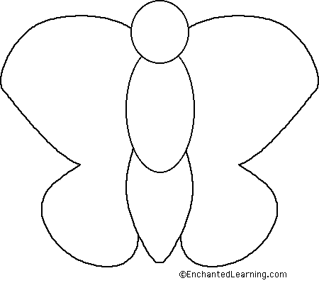 Search result: 'Butterfly Template Printout'