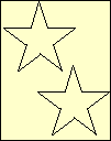 This picture is of two star tracings.
