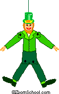 A finished Leprechaun Marionette!