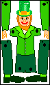 The color leprechaun template.