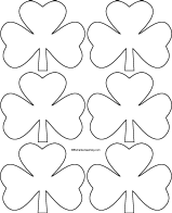 Printable Shamrocks 7