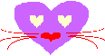 A finished heart cat.