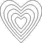 A printable heart template.