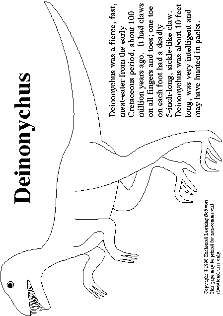 Search result: 'Deinonychus Template'