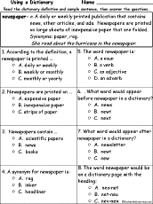 Quiz - Newspaper 