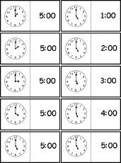 Clock Dominoes