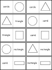 Search result: 'French Shape Dominoes, A Printable Game: Cards #1'
