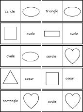 Search result: 'French Shape Dominoes, A Printable Game: Cards #2'