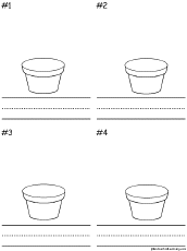 Search result: 'Draw Four Plant Items: Printable Worksheets -'